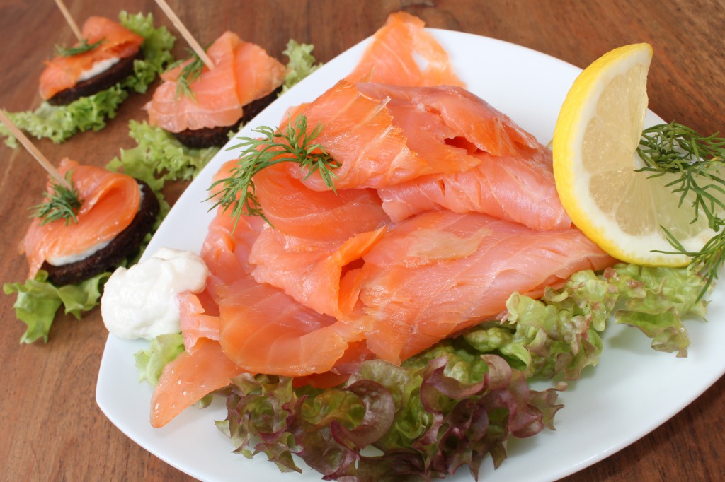 smoked salmon