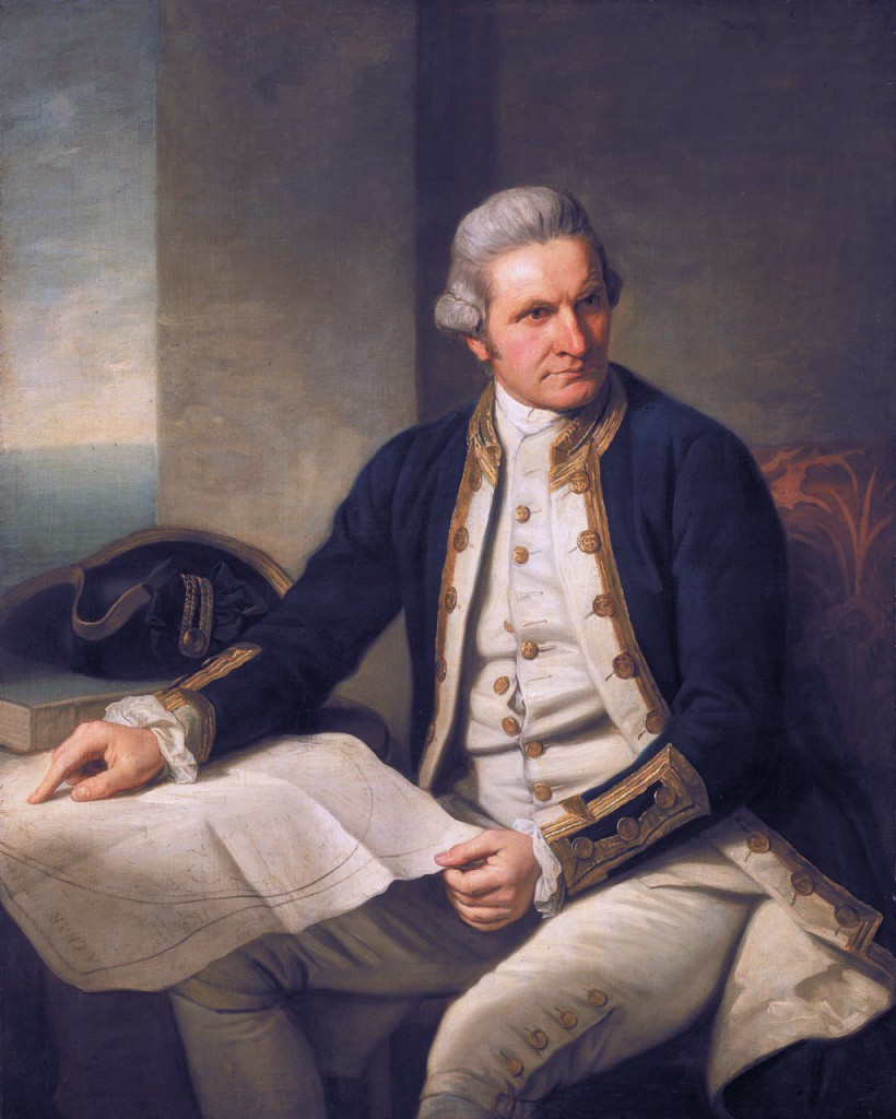 Captain James Cook (1728-1779)  *oil on canvas  *127 x 101.6 cm  *1775-1776