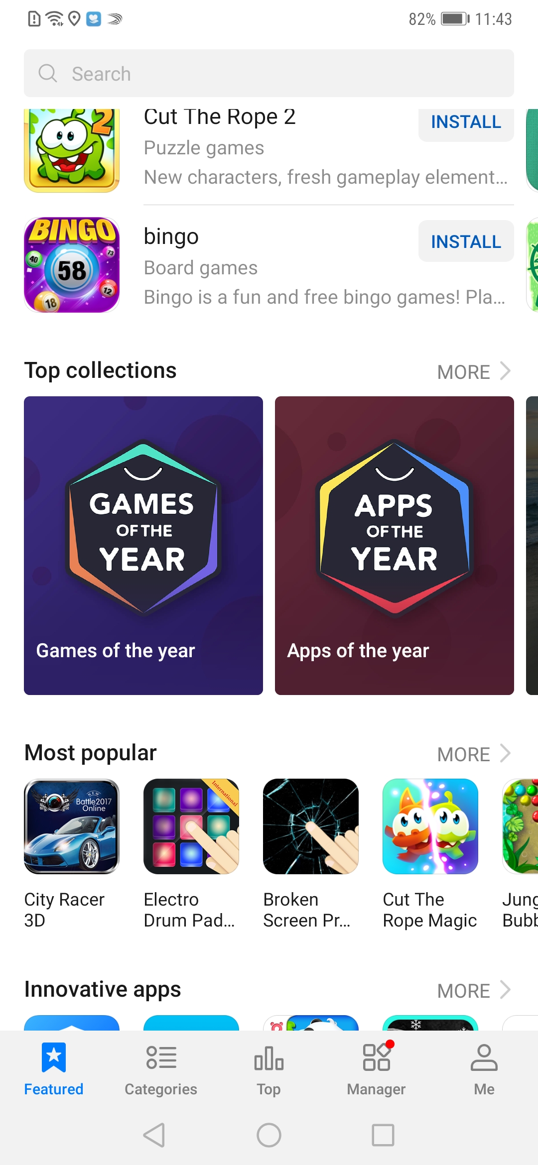 Apps of the year 2018 on Huawei App Gallery